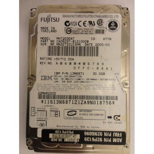  Fujitsu MHT2030AT 30GB Hard Drive