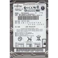 FUJITSU Mobile MHT2040AH - Hard drive - 40 GB - internal - 2.5 - ATA-100 - 5400 rpm - buffer: 8 MB