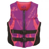 Full Throttle Womens Hinged Rapid-Dry Flex-Back Life Vest, Purple