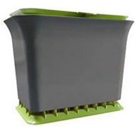 Full Circle Fresh Air Odor-Free Kitchen Compost Bin, Green Slate