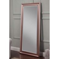Full Length Mirror Standing - Rose Gold Polystyrene with Hooks- for Your Elegant Viewing Angle
