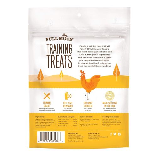  Full Moon Organic Human Grade Training Treats for Dogs