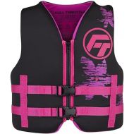 Full Throttle Youth Rapid Dry Neoprene Life Jacket, Pink