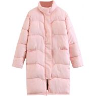 Fullfun Winter Jacket Women Warm Duck Down Stand Neck Thick Warm Slim Long Parkas Coat Female Snow Outwear