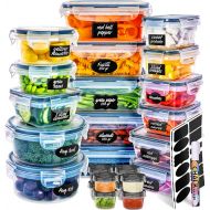 [아마존베스트]Fullstar Food Storage Containers with Lids - Plastic Food Containers with Lids - Plastic Containers with Lids Storage (20 Pack) - Plastic Storage Containers with Lids Food Containe