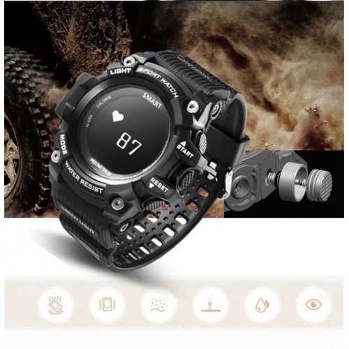  FulltimeT1 Smart Watch Sportuhr,0,96-Zoll-OLED-Bildschirm,5 ATM (Schwarz)