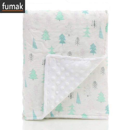  Fumak Baby Milestone Blanket - Blanket Baby Cotton Boys and Girls Blanket Milestone Diaper Cocoon Muslin...