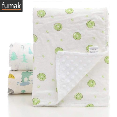  Fumak Baby Milestone Blanket - Blanket Baby Cotton Boys and Girls Blanket Milestone Diaper Cocoon Muslin...