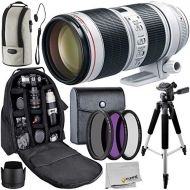 [아마존베스트]Fumfie Canon EF 70-200mm f/2.8L is III USM Lens with Starter Accessory Bundle - Includes: 3 Piece Filter Kit & More
