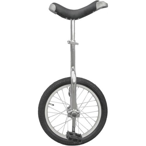  Fun 16 Inch Wheel Chrome Unicycle with Alloy Rim