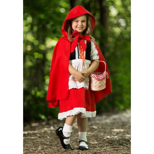  Fun Costumes Deluxe Little Red Riding Hood Costume for Girls Kids Halloween Costume