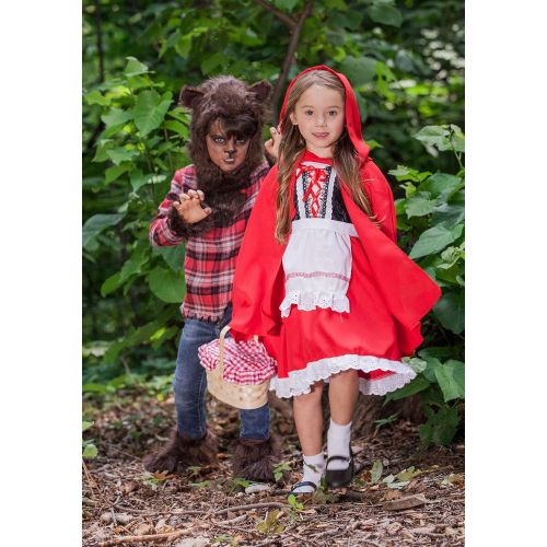  Fun Costumes Deluxe Little Red Riding Hood Costume for Girls Kids Halloween Costume