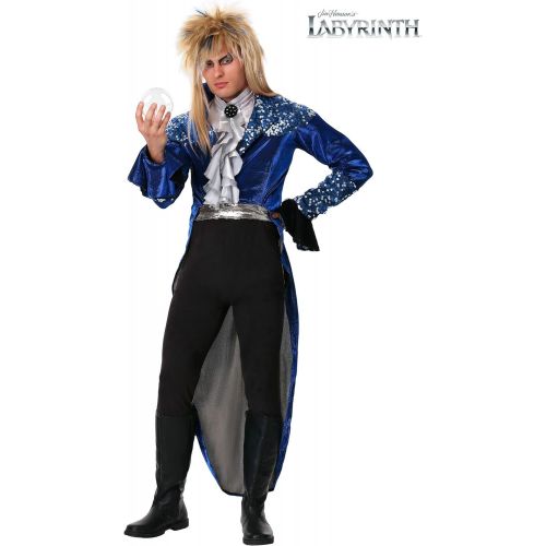  할로윈 용품Fun Costumes Adult Deluxe Jareth Costume Labyrinth Cosplay Goblin King Costume