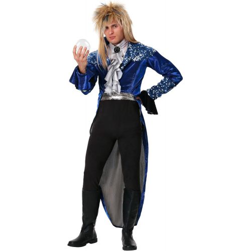  할로윈 용품Fun Costumes Adult Deluxe Jareth Costume Labyrinth Cosplay Goblin King Costume