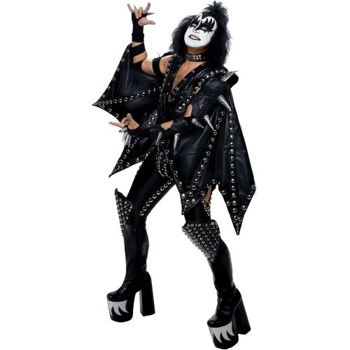  할로윈 용품Fun Costumes Plus Size Adult Gene Simmons KISS Costume Mens Demon Costume