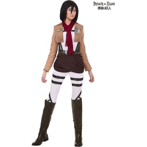  할로윈 용품Fun Costumes Attack on Titan Mikasa Costume Womens Cosplay Mikasa Outfit