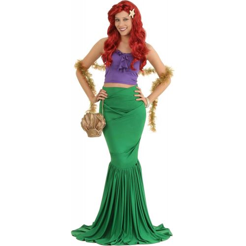 할로윈 용품Fun Costumes Mermaid Dress Costume for Women Adult Sea Goddess Mermaid Outfit