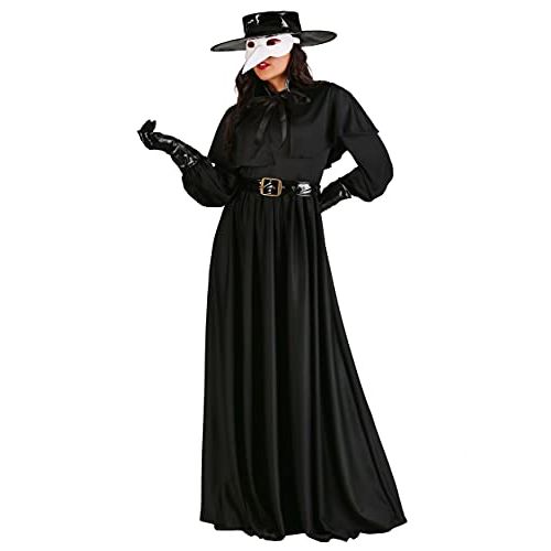  할로윈 용품Fun Costumes Plague Doctor Costume Women Doctor Plague Mask, Dress, and Cape for Adults