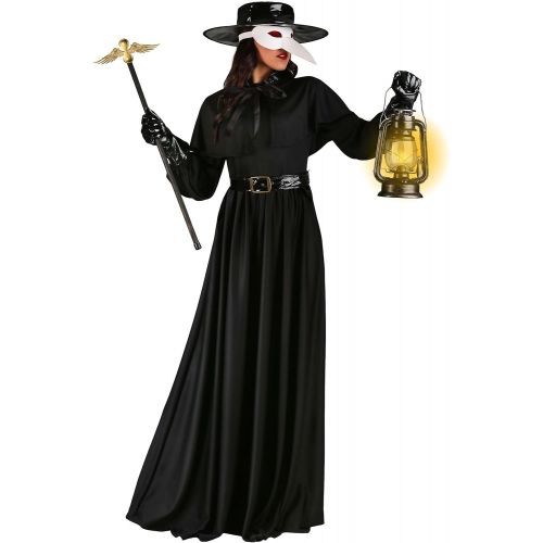  할로윈 용품Fun Costumes Plague Doctor Costume Women Doctor Plague Mask, Dress, and Cape for Adults