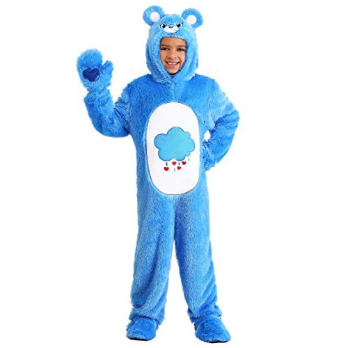  할로윈 용품Fun Costumes Child Care Bear Costume Classic Care Bear Grumpy Bear Onesie for Kids
