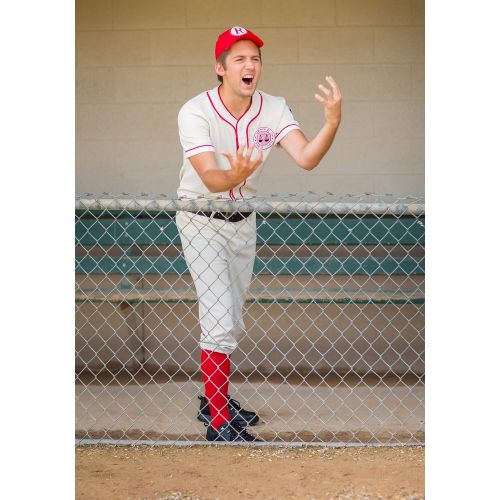  할로윈 용품Fun Costumes Mens A League of Their Own Coach Jimmy Dugan Baseball Uniform Costume for Adults