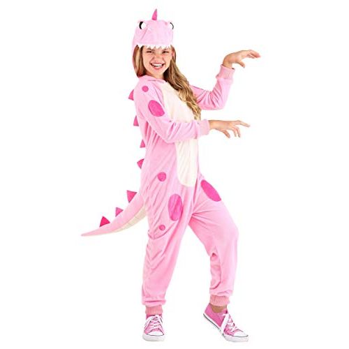  할로윈 용품Fun Costumes Pink Dinosaur Onesie for Girls