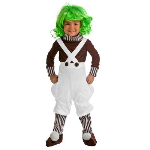  할로윈 용품Fun Costumes Toddler Oompa Loompa Costume Charlie and The Chocolate Factory Costume for Kids