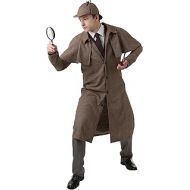 Fun Costumes Adult Sherlock Holmes Costume Classic Detective Outfit