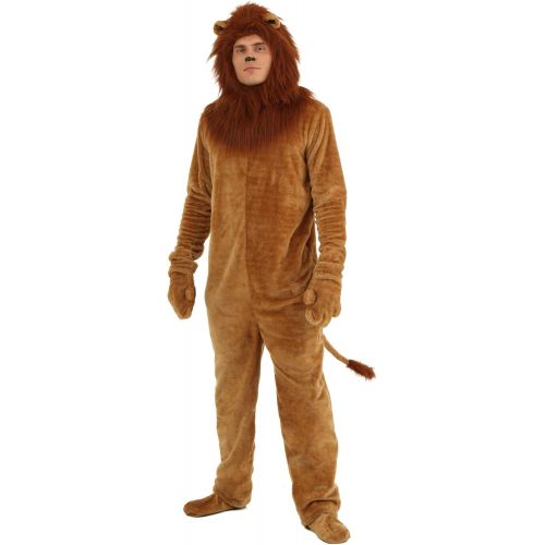  할로윈 용품Fun Costumes Adult Deluxe Lion Costume Plus Size Lion Bodysuit