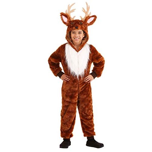  할로윈 용품Fun Costumes Kids One Piece Deer Costume Animal Onesie for Boys and Girls