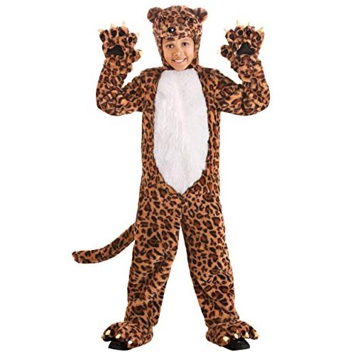  할로윈 용품Fun Costumes Leapin Leopard Costume for Kids Plush Spotted Leopard