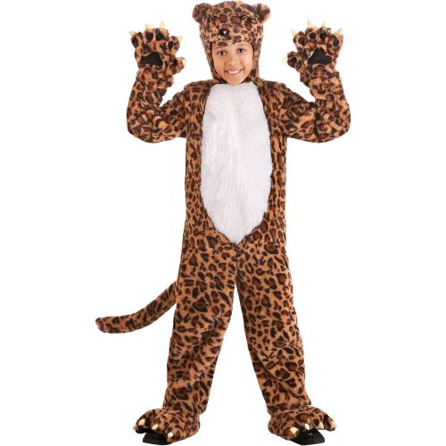  할로윈 용품Fun Costumes Leapin Leopard Costume for Kids Plush Spotted Leopard