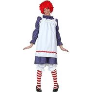 할로윈 용품Fun Costumes Womens Rag Doll Costume Set with Wig Adult Rag Doll Dress