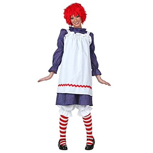  할로윈 용품Fun Costumes Womens Rag Doll Costume Set with Wig Adult Rag Doll Dress