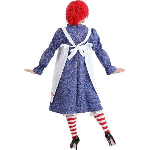  할로윈 용품Fun Costumes Womens Rag Doll Costume Set with Wig Adult Rag Doll Dress