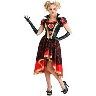 Fun Costumes Womens Dark Queen of Hearts Costume