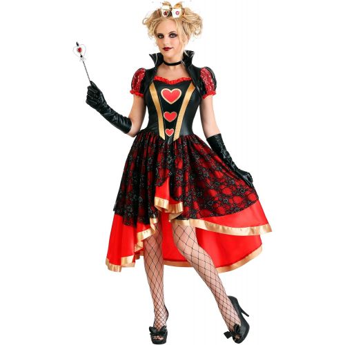  할로윈 용품Fun Costumes Womens Dark Queen of Hearts Costume
