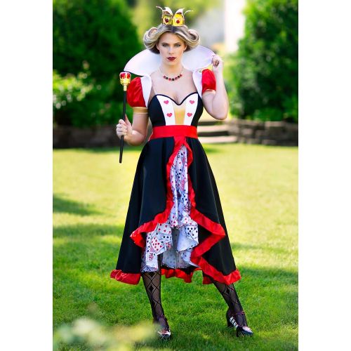  할로윈 용품Fun Costumes Plus Size Flirty Queen of Hearts Costume for Women