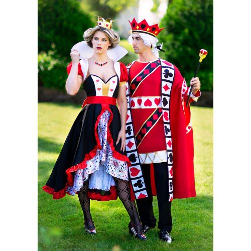  할로윈 용품Fun Costumes Plus Size Flirty Queen of Hearts Costume for Women