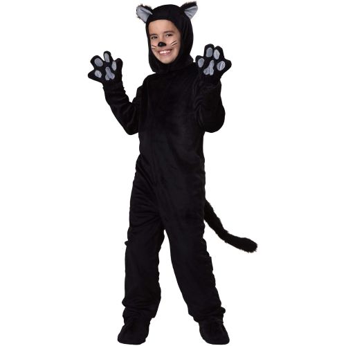  할로윈 용품Fun Costumes Black Cat Costume Kids Classic Black Cat Halloween Costume