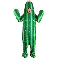 할로윈 용품Fun Costumes Adult One Piece Green Cactus Costume Funny Adult Large Cactus