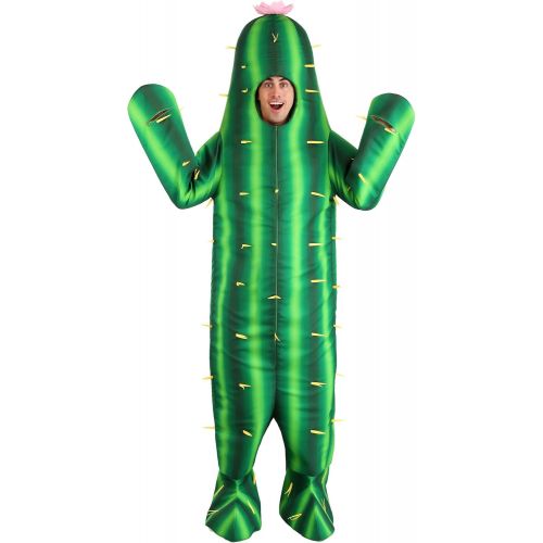  할로윈 용품Fun Costumes Adult One Piece Green Cactus Costume Funny Adult Large Cactus