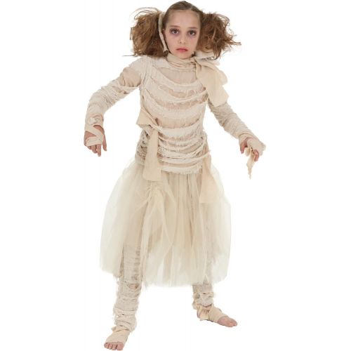  할로윈 용품Fun Costumes Mummy Costume for Girls Child Mummy Outfit with Tulle Skirt