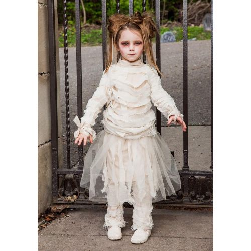  할로윈 용품Fun Costumes Mummy Costume for Girls Child Mummy Outfit with Tulle Skirt