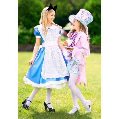  할로윈 용품Fun Costumes Kids Mad Hatter Costume Girls Alice in Wonderland Costume