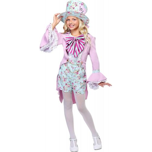  할로윈 용품Fun Costumes Kids Mad Hatter Costume Girls Alice in Wonderland Costume