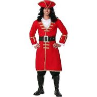 Fun Costumes Plus Size Captain Blackheart Costume for Men - 4X Red