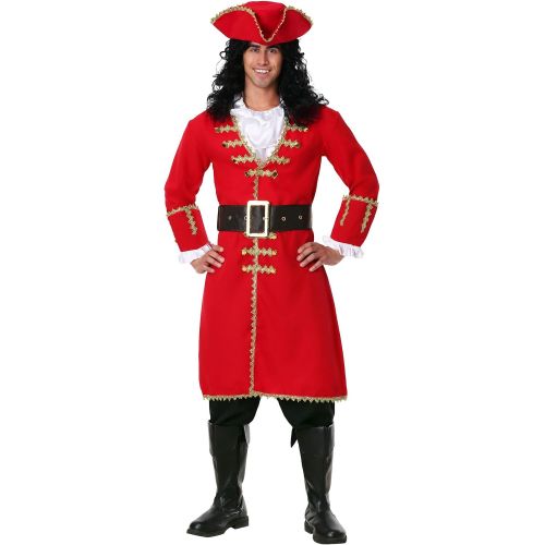  할로윈 용품Fun Costumes Plus Size Captain Blackheart Costume for Men - 4X Red