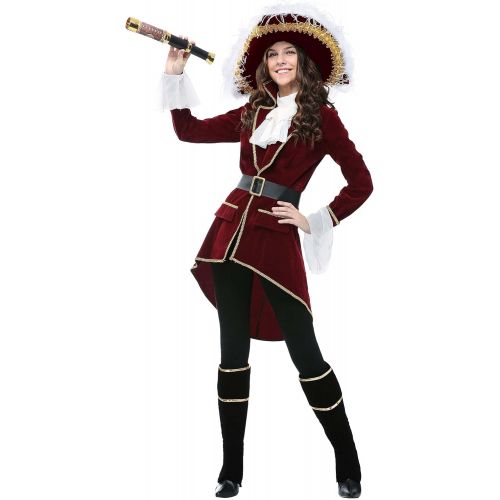  할로윈 용품Fun Costumes Captain Hook Pirate Halloween Costume for Women