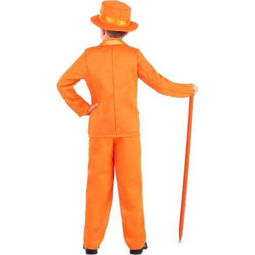  할로윈 용품Fun Costumes Orange Tuxedo Costume for Kids Child Orange Tuxedo Outfit